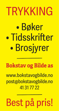 Annonse på trykk i Drammens Tidende