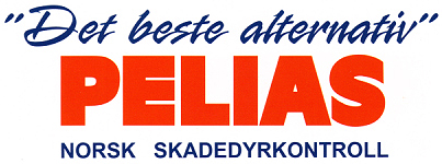 Logoen til Pelias - Norsk Skadedyrkontroll