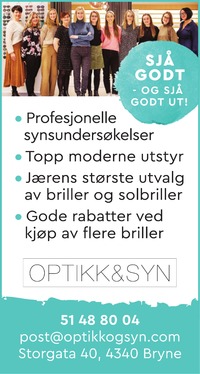 Annonse i Jærbladet - Helse og velvære