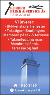 Annonse i Tønsbergs Blad