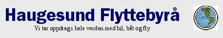 Logoen til Haugesund Flyttebyrå