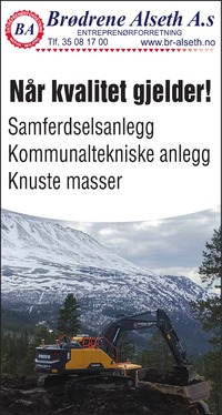 Annonse i Rjukan Arbeiderblad