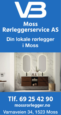Annonse på trykk i Moss Avis
