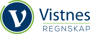 Logoen til Vistnes Regnskap AS