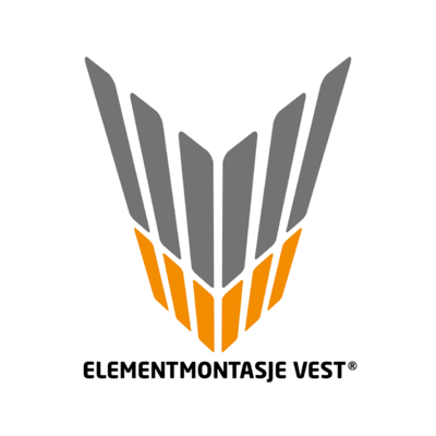 Logoen til Elementmontasje Vest AS