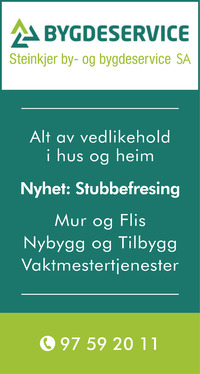 Annonse i Steinkjer-Avisa