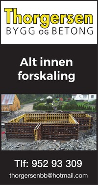 Annonse på trykk i Haugesunds Avis - Bygg og fagfolk