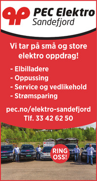 Annonse på trykk i Sandefjords Blad