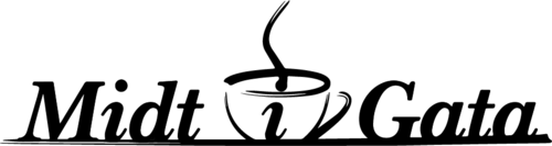 Logoen til Midt i gata AS