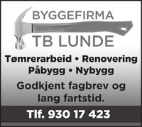 Annonse i Bygdebladet - Randaberg