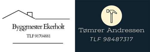 Logoen til Tømrer Andressen og Byggmester Ekerholt