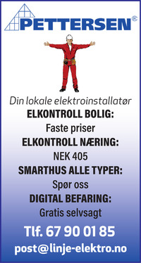 Annonse på trykk i Romerikes Blad