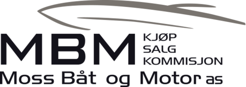 Logoen til Moss båt og motor AS