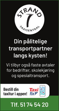 Annonse på trykk i Strandbuen