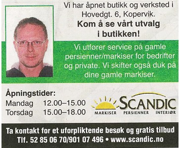 Scandic markiser gjøvik