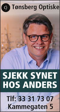 Annonse på trykk i Tønsbergs Blad