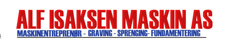 Logoen til Alf Isaksen Maskin AS