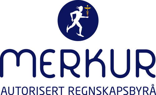 Logoen til Merkur Regnskap SA