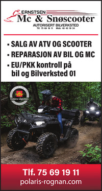 Annonse på trykk i Avisa Nordland