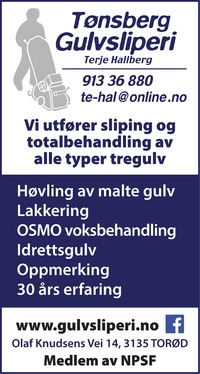 Annonse i Tønsbergs Blad - Bygg og fagfolk