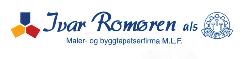 Logoen til Ivar Romøren Maler- og Byggtapetserfirma AS