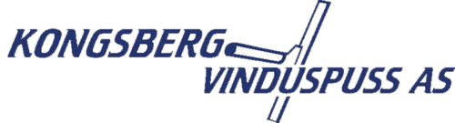 Logoen til Kongsberg Vinduspuss AS