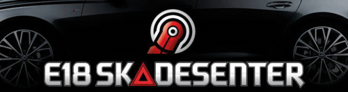 Logoen til E18-Skadesenter AS