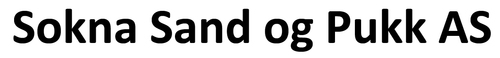 Logoen til Sokna Sand og pukk AS