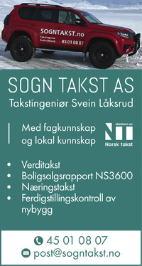 Annonse i Sogn Avis