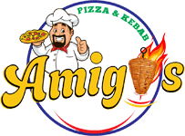 Logoen til AMIGOS PIZZA OG KEBAB BRSOUM