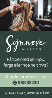Annonse på trykk i Gjesdalbuen