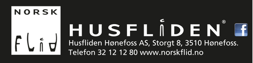 Logoen til Husfliden Hønefoss BA