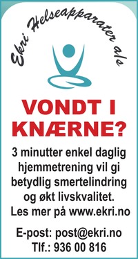 Annonse i Fredriksstad Blad - Helse og velvære
