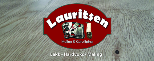 Logoen til Lauritsen Maling og Gulvsliping