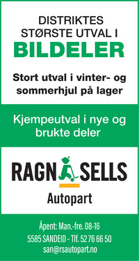 Annonse på trykk i Haugesunds Avis