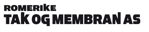 Logoen til Romerike Tak og  Membran AS