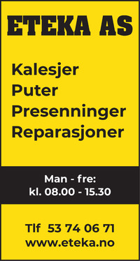 Annonse på trykk i Haugesunds Avis