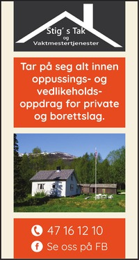 Annonse på trykk i Avisa Nordland