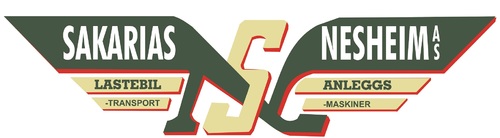 Logoen til Sakarias Nesheim AS Maskinentreprenør
