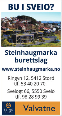 Annonse på trykk i Haugesunds Avis