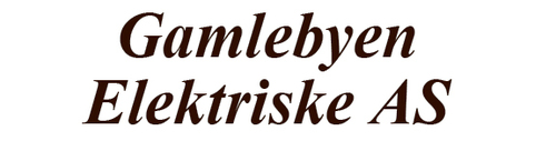 Logoen til Gamlebyen Elektriske AS