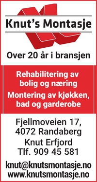 Annonse i Bygdebladet - Randaberg