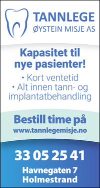 Annonse i Jarlsberg Avis