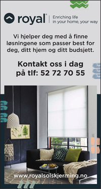 Annonse på trykk i Haugesunds Avis
