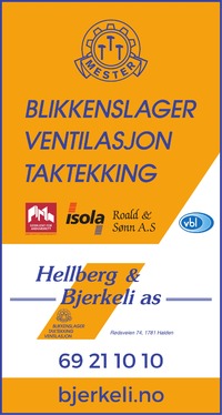 Annonse i Halden Arbeiderblad - Bygg og fagfolk