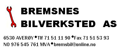 Logoen til Bremsnes Bilverksted AS