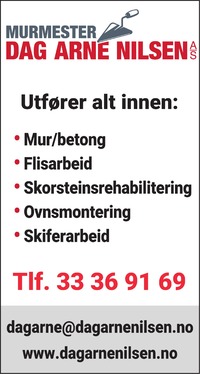 Annonse på trykk i Sandefjords Blad - Bygg og fagfolk