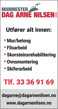 Annonse i Sandefjords Blad - Bygg og fagfolk