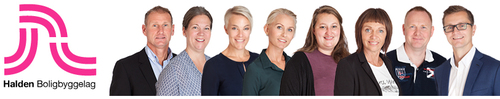 Logoen til Halden Boligbyggelag