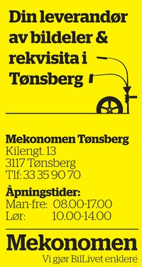 Annonse i Tønsbergs Blad